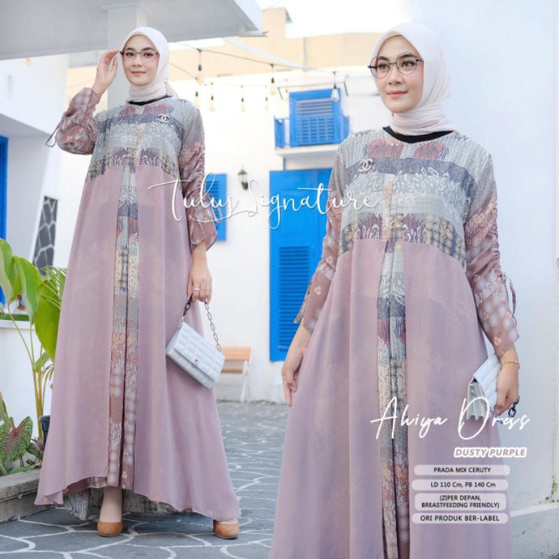 Dress motif mix ceruty Ahiya dress by tulus signature