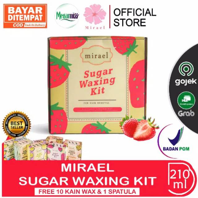 MIRAEL SUGAR WAXING KIT  BPOM MEDAN