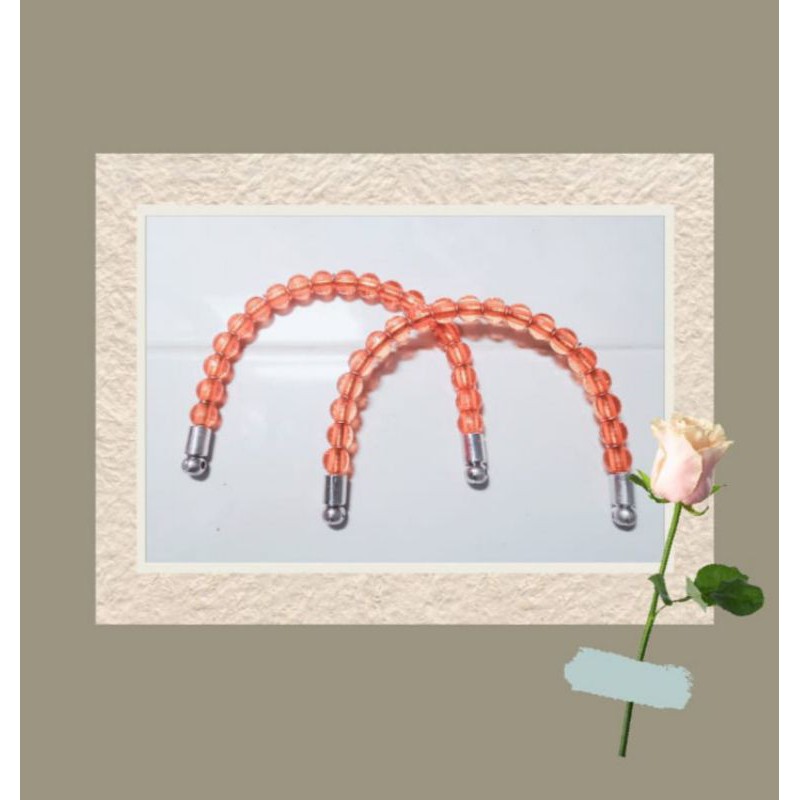 GAGANG TAS MOTE AKRILIK/MANIK AKRILIK