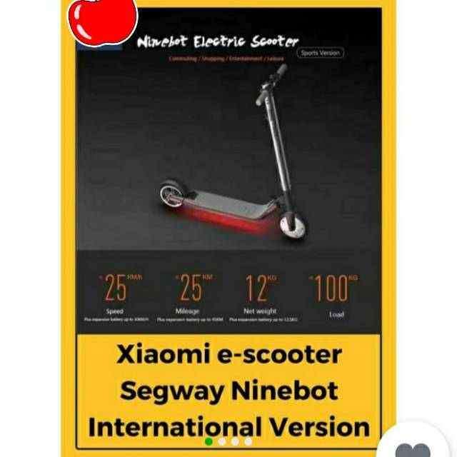 Ninebot KickScooter ES2 by Segway / Electric Scooter