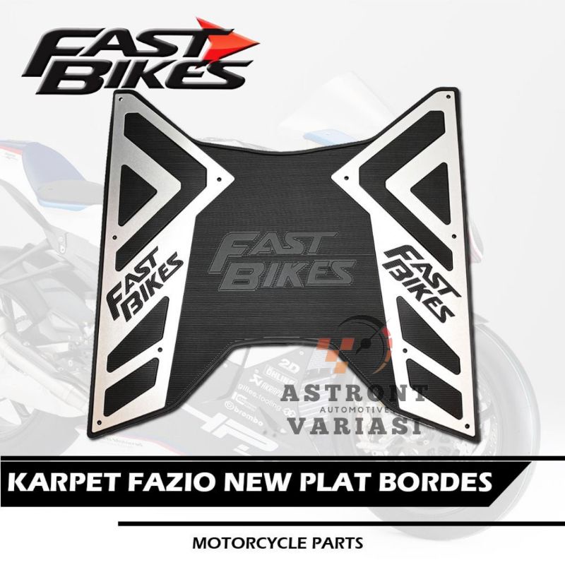 Karpet Motor Fazzio Plat Borders Fazzio Alas Kaki Motor Yamaha Fazzio