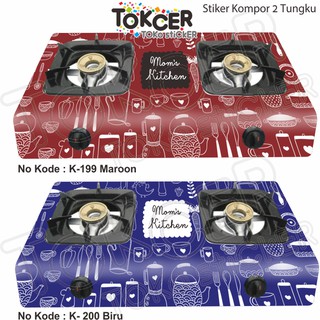  Stiker  Kompor  2 Tungku MOM s Kitchen Shopee  Indonesia