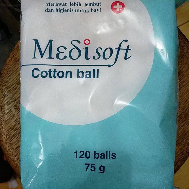 medisoft kapas bola isi 120 (75gr)