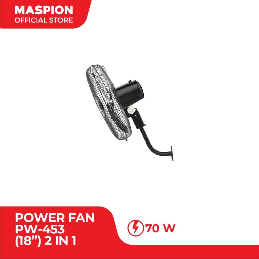 Kipas Angin Maspion PW453 Industrial Fan 18&quot; PW 453