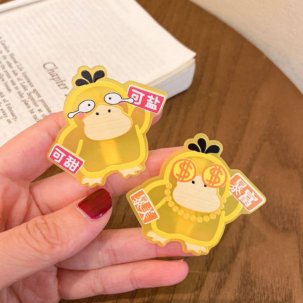 Agustinina Gadis Jepit Rambut Manis Indah Kreatif Hiasan Kepala Lucu Bebek Jepang Hair Clip