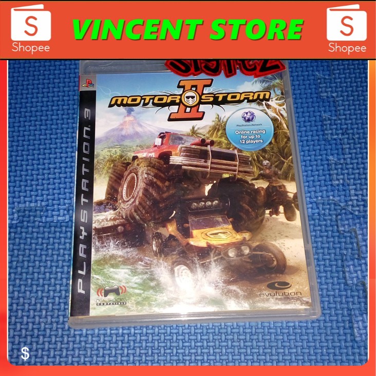 PRODUK ORIGINAL bd PS3 kaset game MOTOR STORM 2 / MOTOR STORM ll
