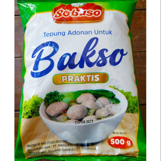 

SOBASO TEPUNG ADONAN BAKSO PRAKTIS