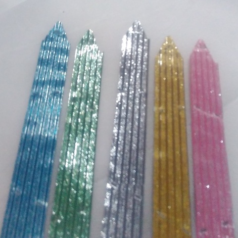

Pita Tarik / Pita Serut / Pita Tarik Glitter Perak 18mm Per PCS