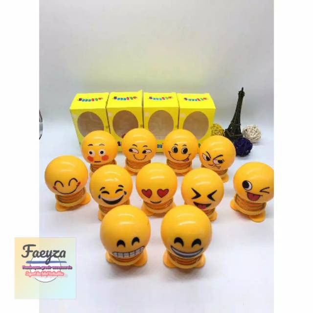 SPRING DOLL EMOJI LUCU LED NYALA