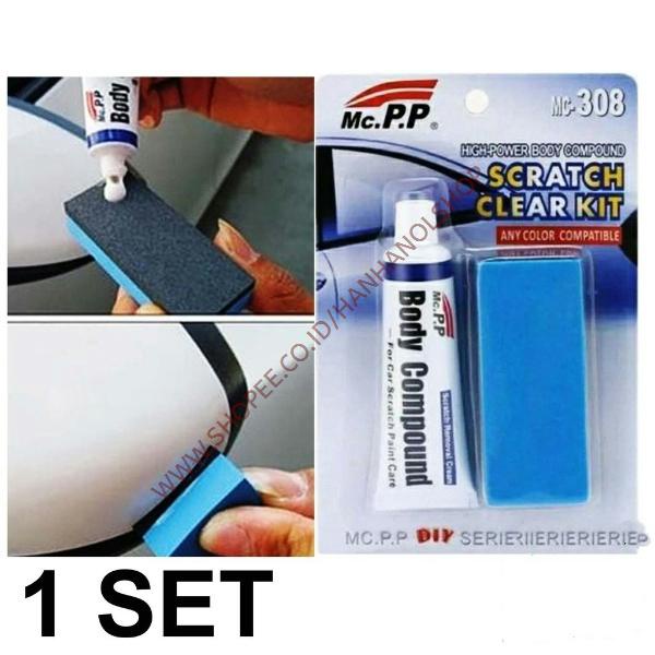 Kompon Penghilang Baret Mobil Car Body Compound Scratch Clear Kit Semir Penghilang Baret Kendaran Mo
