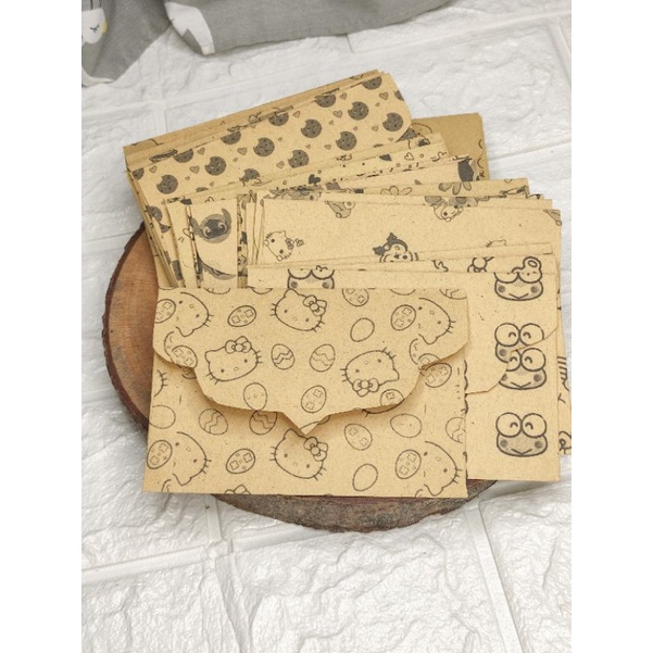 

Amplop coklat murah karakter | amplop vintage amplop aesthetic amplop unik