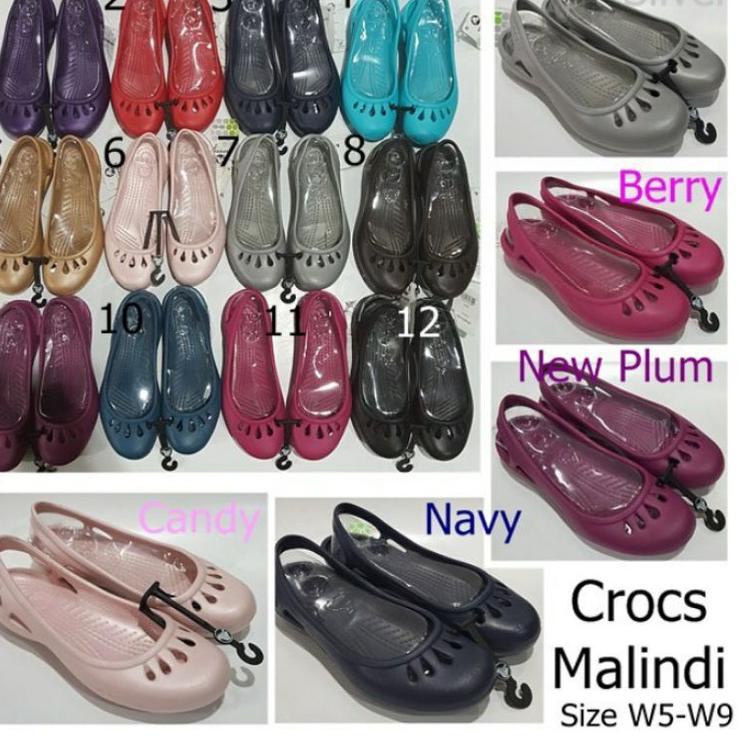 [PRODUK YPHAA] SEPATU SANDAL CEWEK ORIGINAL CROCS MALINDI W5-W9 M8Q
