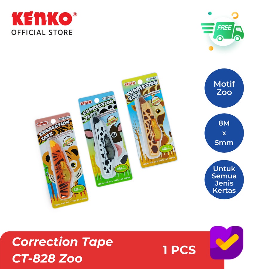 

Kenko Correction Tape CT-828 ZOO (8 M x 5 Mm)