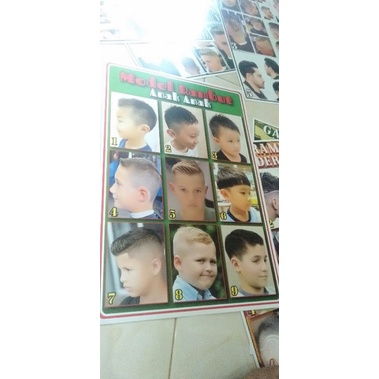 poster potong rambut barbershop