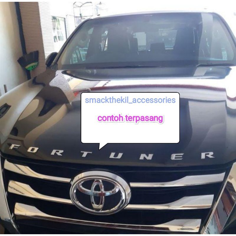 EMBLEM LOGO KAP MESIN ALL FORTUNER