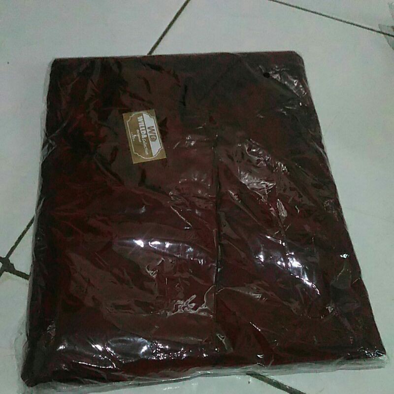 size L MARYAM WILLDA COLLECTION JILBAB KHIMAR KERUDUNG wilda BERGO-Maroon