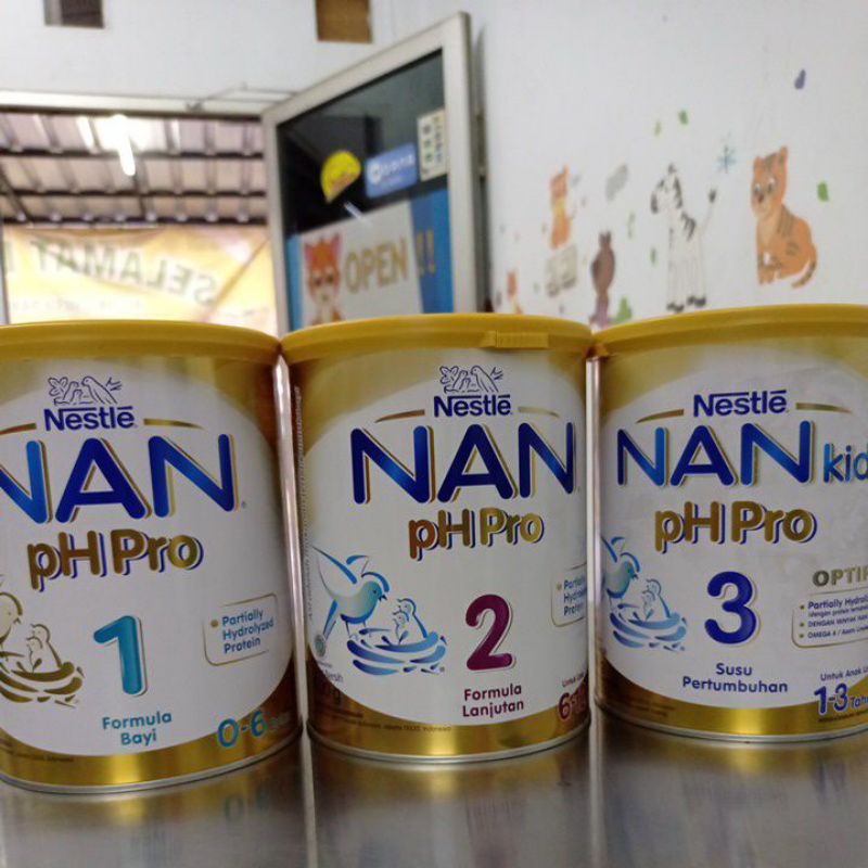

NAN phpro 1(0-6bln) /2(6-12bln) /3(1-3thn) 800g