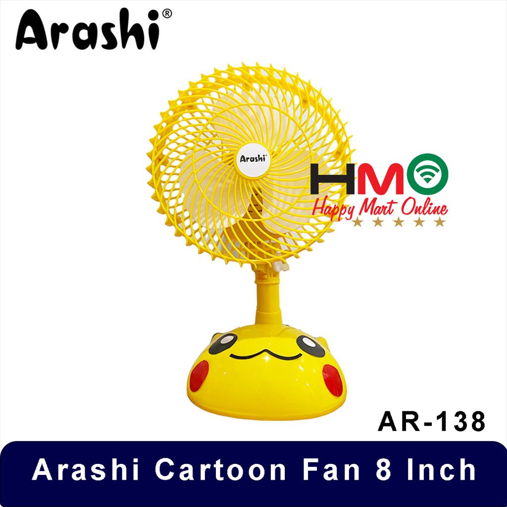 Arashi Kipas Angin Meja 8 Inch Karakter Desk Fan Arashi Cartoon Fan 8&quot; ZharaZu store