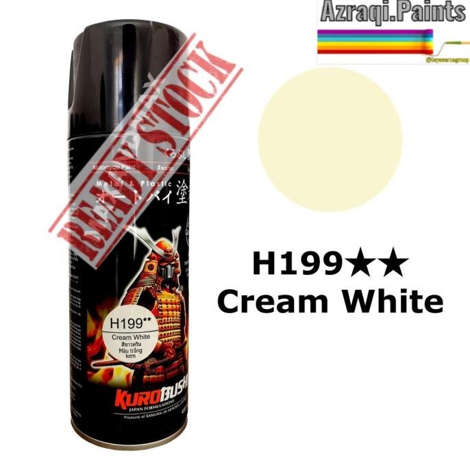 

Premium Product!!! Samurai Paint Cream White H199 400 Ml - Cat Semprot - Paling Diminati