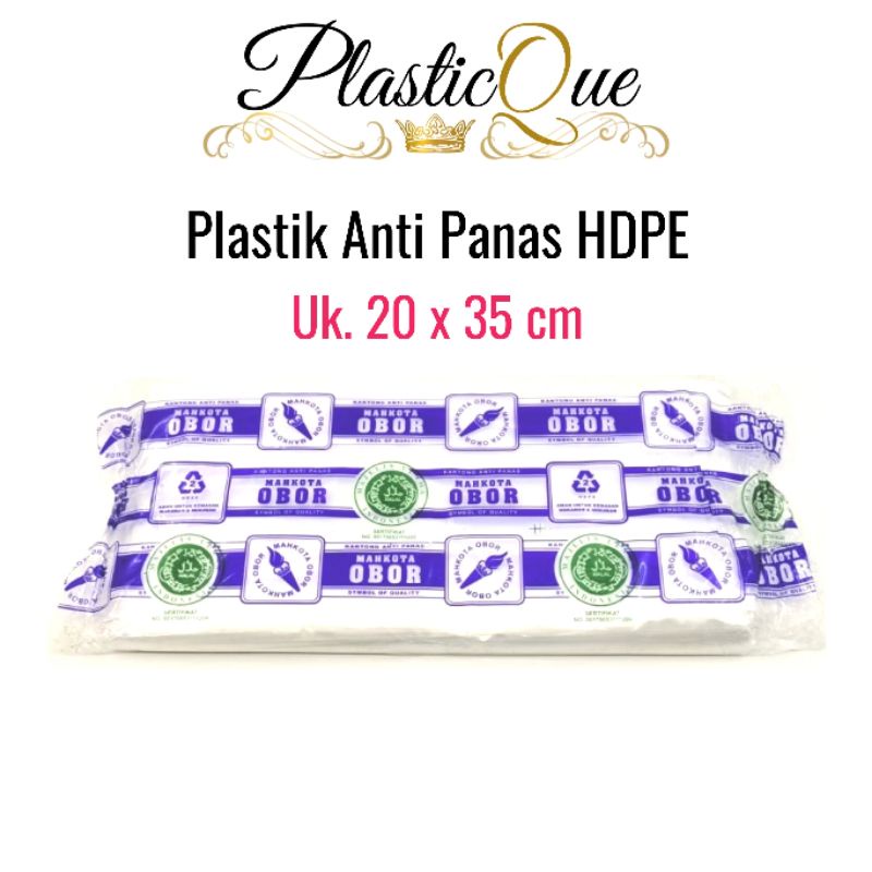Plastik Anti Panas 20x35CM 20x35 CM 2 KG Kantong Bening Buram 225 Gram Tahan OBOR Kuah Gula Makanan 