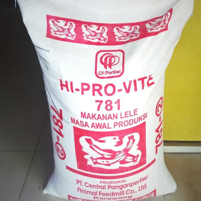 Pelet Ikan HI-PRO-VITE 781-2 Pakan Pellet Benih Bibit Lele Gurame Nila