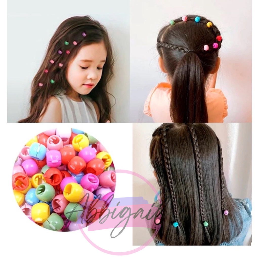 𝘈𝘉𝘎✰ Jepitan Rambut Mode Hit 10 pcs / Jepit rambut kecil ala Korea / Jepit Rambut Klip Bulat Anak Perempuan / Jepit Rambut Warna Warni Lucu 1054