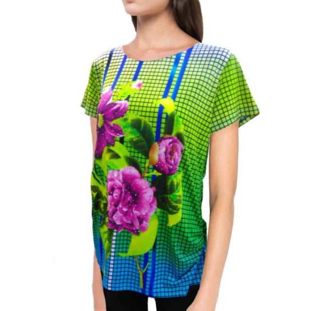 Kaos wanita korea spandex import