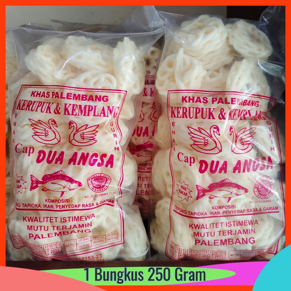 

KERUPUK MAWAR DUA ANGSA PALEMBANG 250 GRAM BY NAGA MAS KUALITAS NO.03 GURIH RENYAH