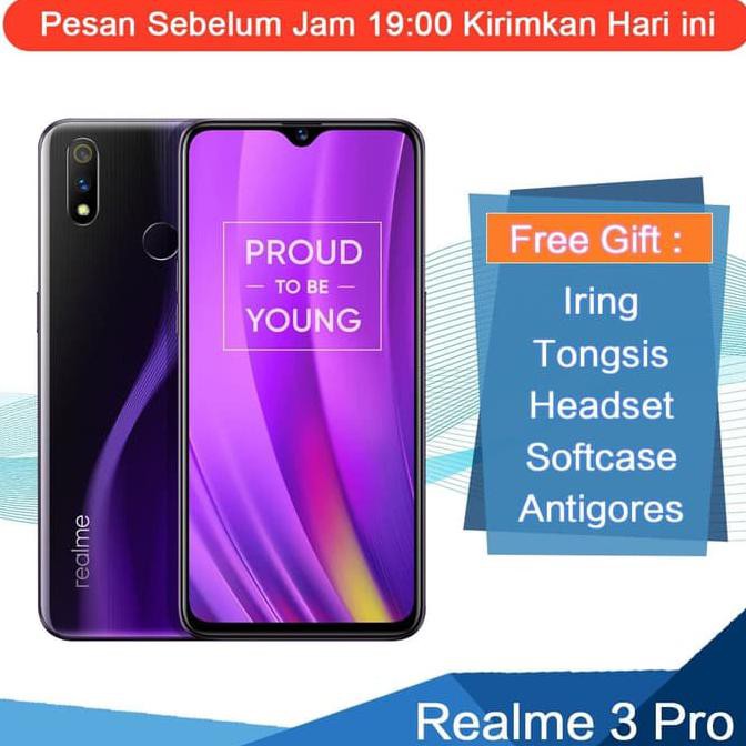 TERMURAH Realme 3 Pro RAM 4GB ROM 64GB/128GBSnapdragon 710 - Biru READY STOCK
