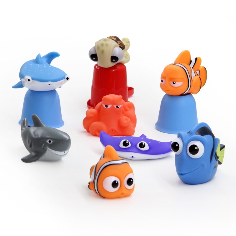 WE Mainan Mandi Anak Ikan Karet Nemo Karet Semprot Air Mainan Karet Ikan Nemo