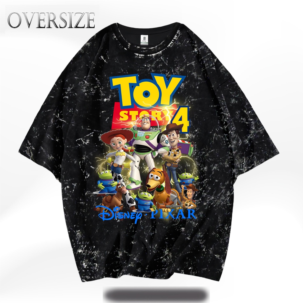 TOY STORY BUZZ 4 KAOS OVERSIZE WASHING VINTAGE
