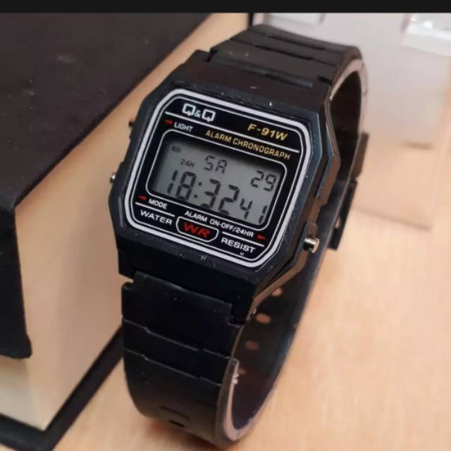 Q&Q - jam tangan fashion anak/remaja pria dan wanita digital rubber