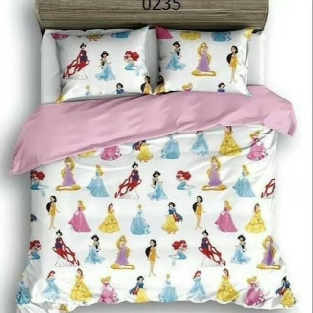 2 sprei 120x200x25 dan 1 sprei sorong rumbai 120x200 t.50 bahan katun jepang motif anak