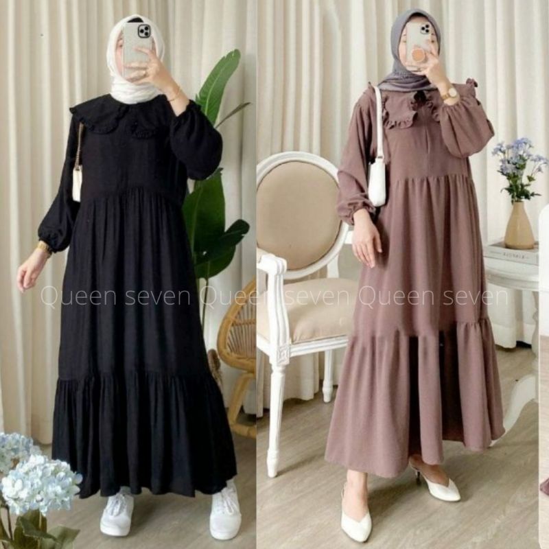 MARITA MIDI DRESS CRINKLE AIRFLOW DRESS MIDI GAMIS MIDI