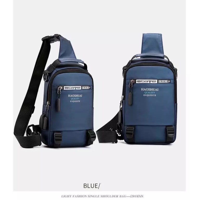 DT123 - NEW!!! SLING BAG TAS SELEMPANG SOULGATE S-PRO (Bisa Ransel) / Tas Pria / Tas Selempang Pria