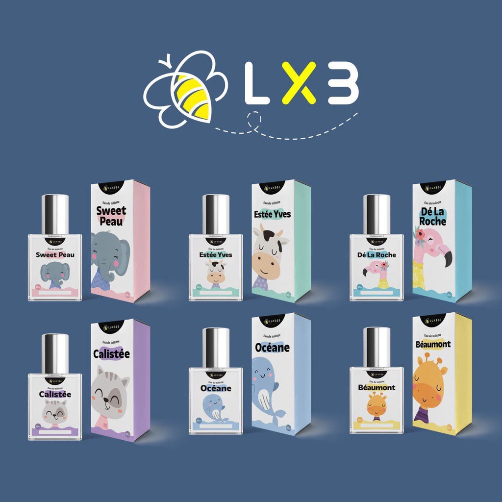 BPOM ~ Parfum Luxbee Kemasan 6 ml &amp; 30ml / PARFUM LUXBEE EAU DE PARFUM mudah dibawa