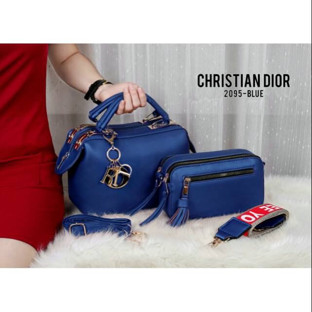 Tas Wanita Dior Doctor Bag Set 2in1 Bag Snapshot Bahan Semipremium Grosir Tas Batam Tas Impor Murah