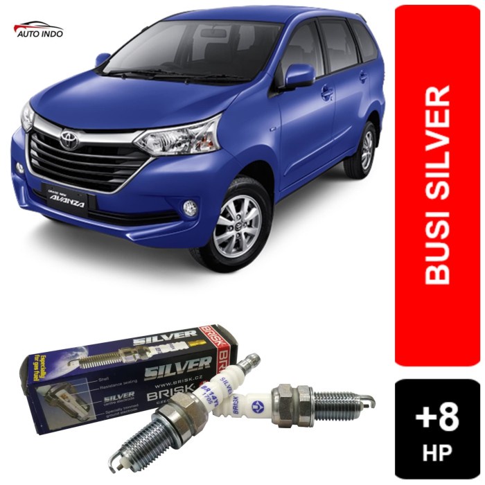 Busi Mobil Toyota Avanza VVTi BRISK Silver Racing BR14YS (Kode A 004)