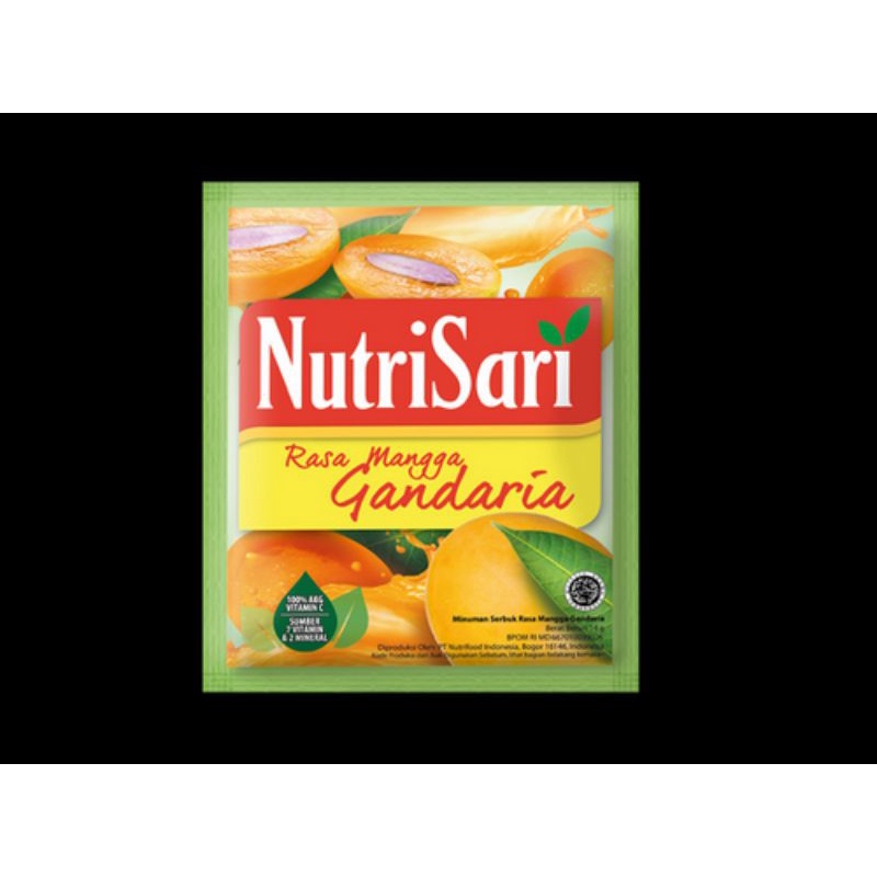 

Nutrisari Rasa Mangga Gandaria 14gr (1 Renceng isi 10 pcs)