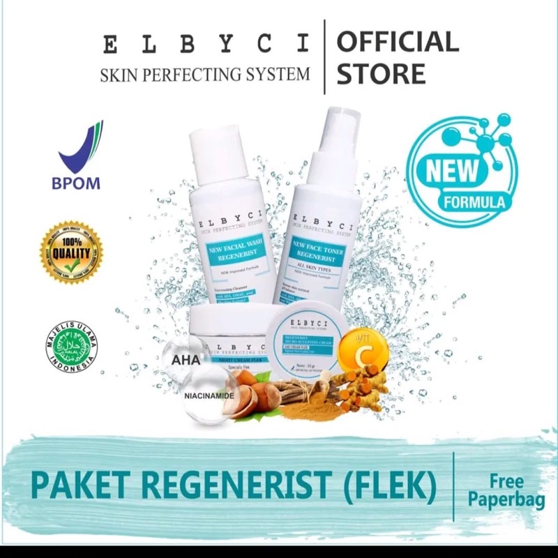 Skincare Elbyci Paket Cream Regenerist (Flek)