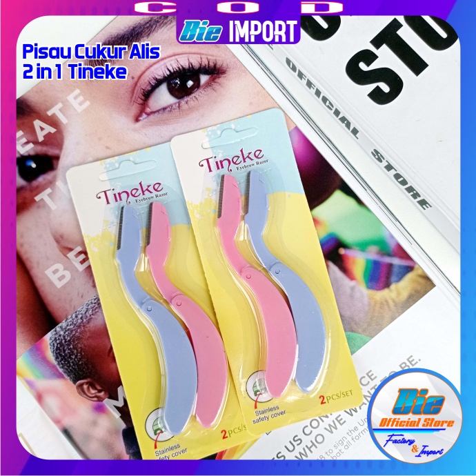 3 Pcs Pisau Cukur Alis Tineke Korean Style Import