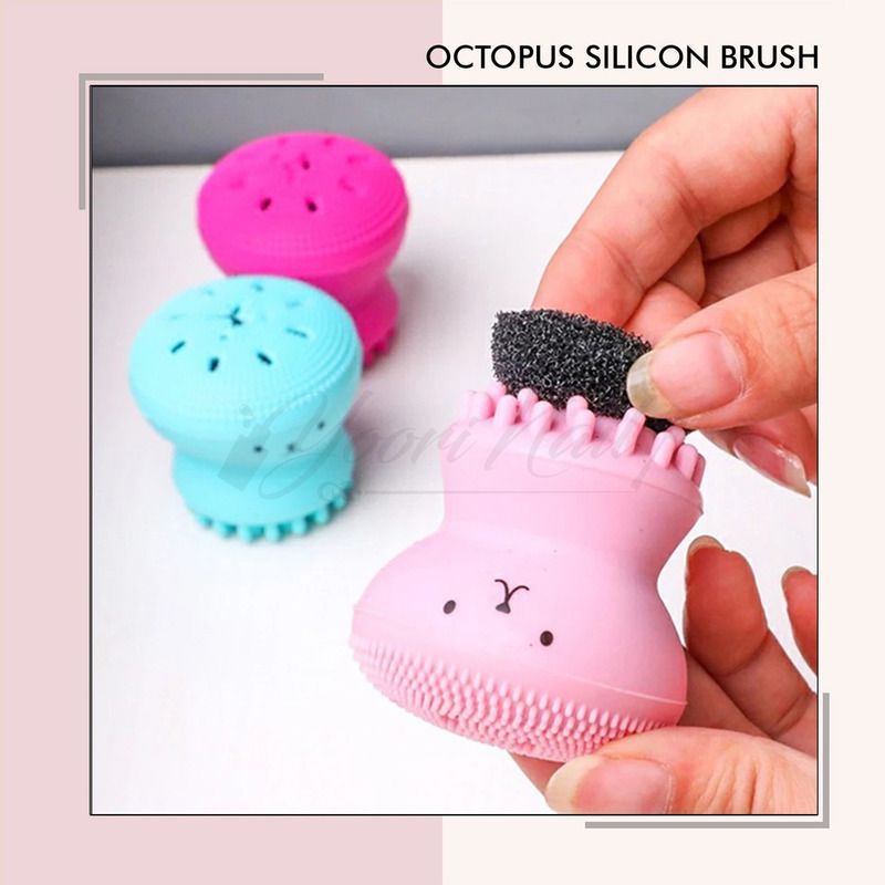 Octopus Brush make up silicon brush jellyfish soft silicon makeup