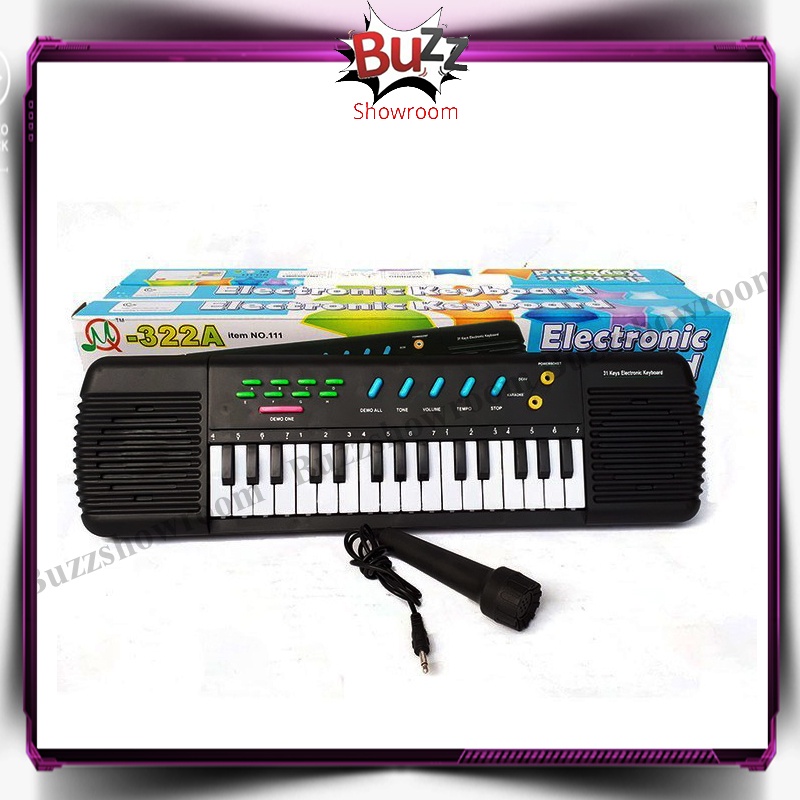 Electronic Keyboard 31 Keys Mainan Anak Edukasi Piano Mic Key