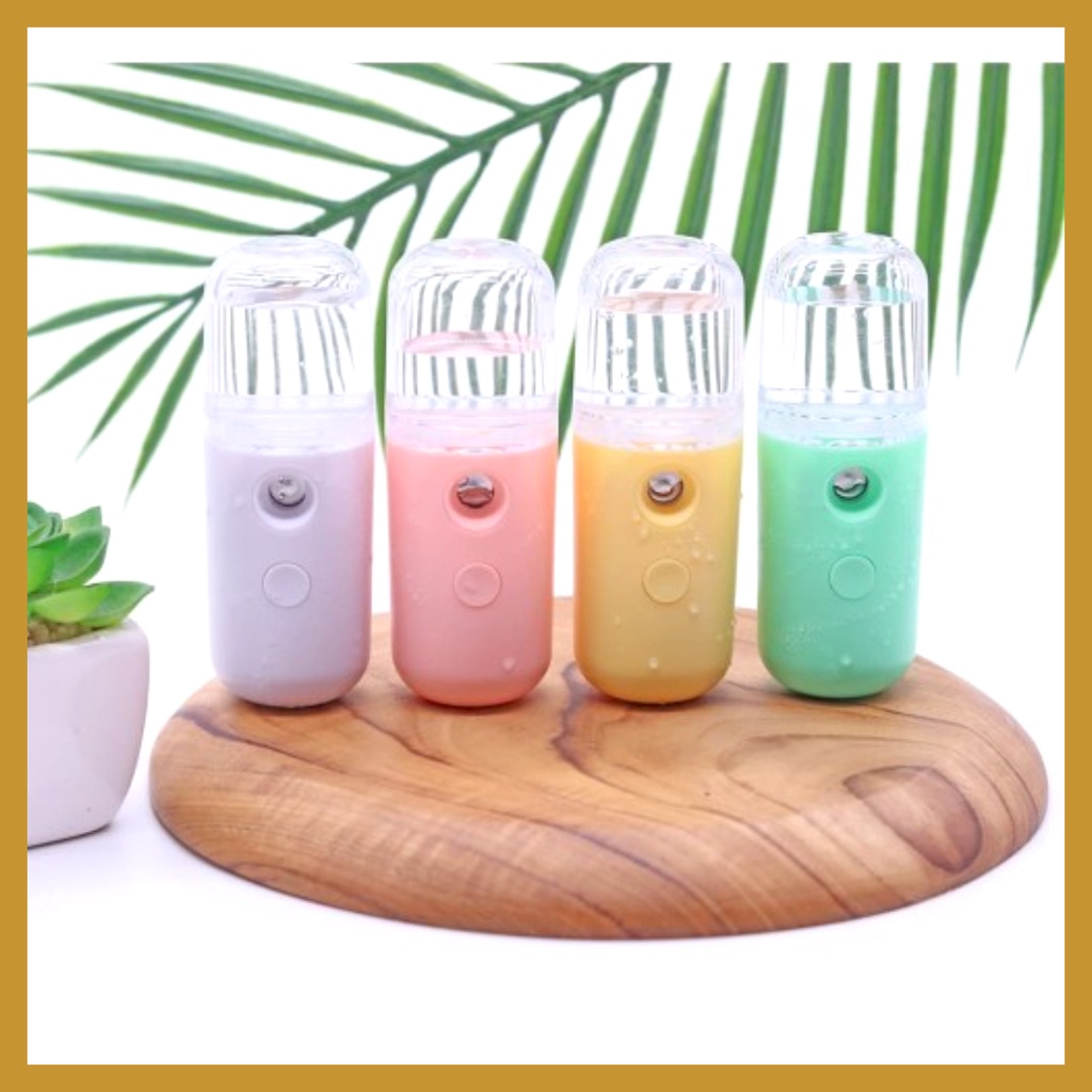 Nano Spray Mini Portable Face Mist Sprayer Pelembab Wajah USB Handy Mist Spray GOSHOP88