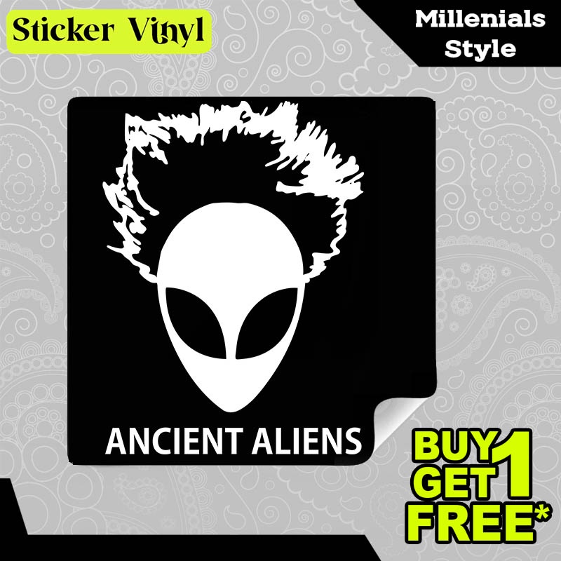 

Stiker Sticker Ancient Aliens Variasi 1 Gambar Unik Desain Keren dan Kekinian Aesthetic Bahan Vinyl Satuan Anti Air