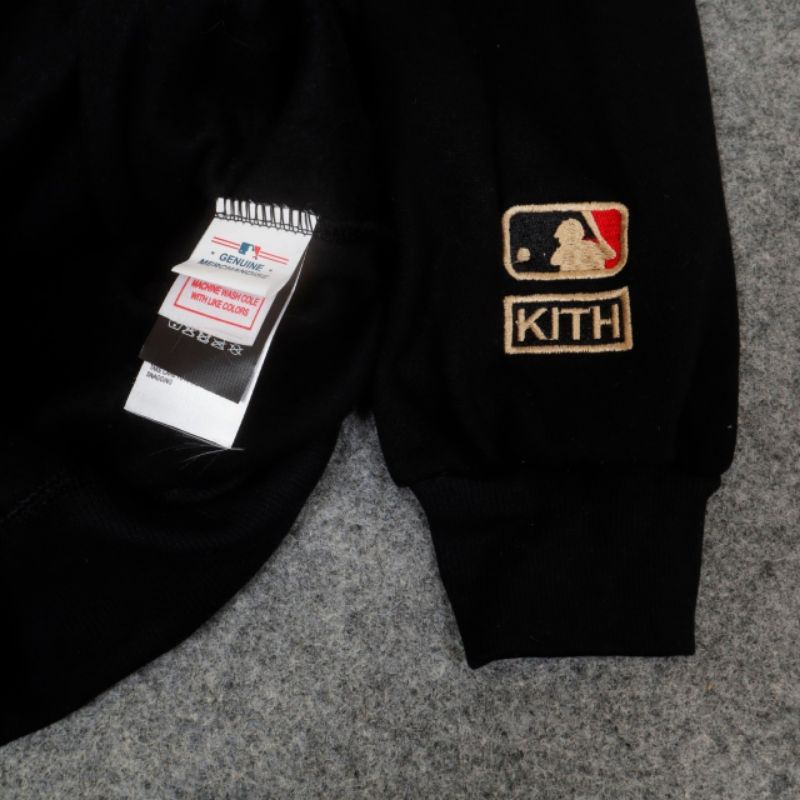 SWEATER HOODIE NY MBL YANKEES X KITH FULL BORDIR AUTHENTIC PREMIUM