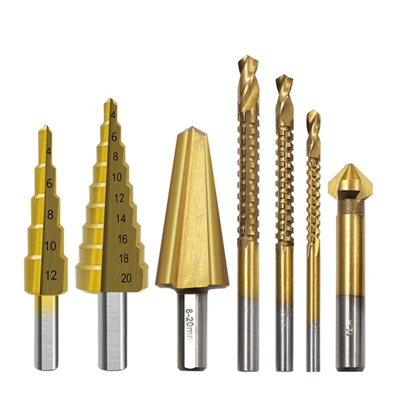 Bits Drill Bits Bentuk Payung Gigi Gergaji Bahan Aluminum PVC Untuk Kayu