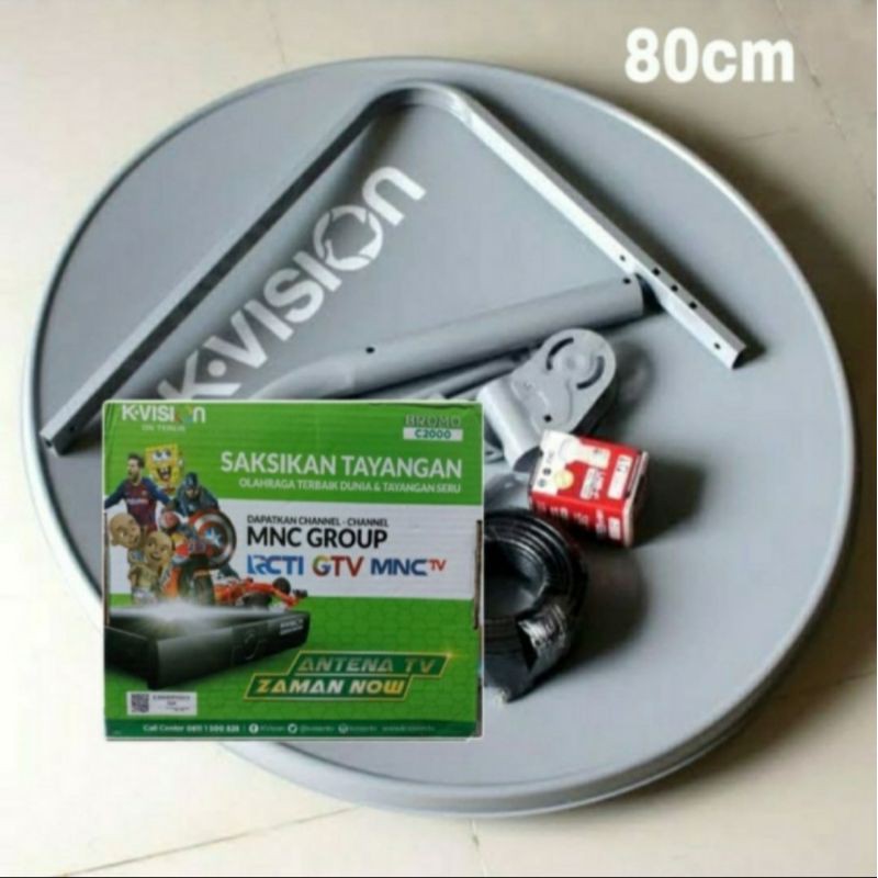 Parabola mini K-Vision 75cm + Resiver K-vision c2000