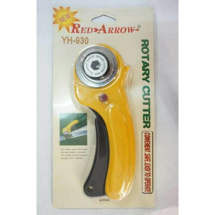

HOT PROMO Rotary Cutter 45mm Red Arrow YH 930 Alat Potong Bahan Kain