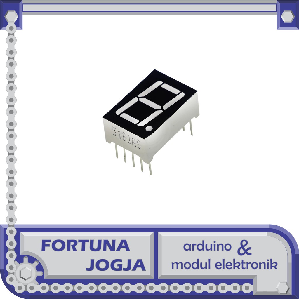 Seven Segment Display 7 Segment Merah 0.56 Inch